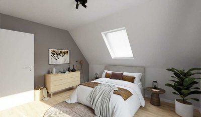 Einfamilienhaus mit geräumiger Küche und Terrasse