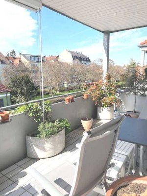 PROVISIONSFREI! Sehr gepflegte 4-Zimmer-Whg.  mit Balkon u. TG-Platz, begehrte Lage Offenbach