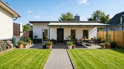 � Neuer, barrierearmer Bungalow in ruhiger Lage, auf Erbbaurecht in Berlin-Bohnsdorf