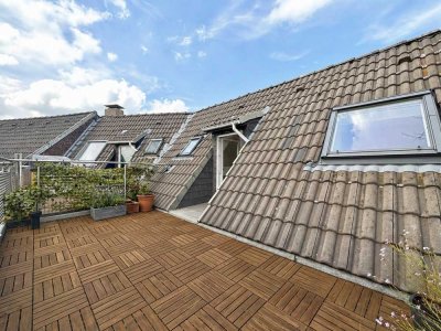 Moderne 2,5-Zimmer-Maisonette mit Dachterrasse in Essen-Holsterhausen