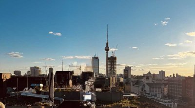 Luxus Penthouse-Maisonette mit privatem Rooftop + Garten in Berlin-Mitte/Prenzlauer Berg