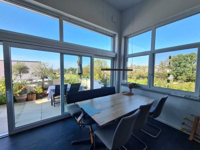 3-Zimmer-Penthouse-Wohnung mit fantastischem Blick und großer Terrasse