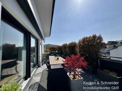 Licht, Luft & Luxus - Modernes und stilvolles Penthouse mit Panorama-Terrasse und Weitblick