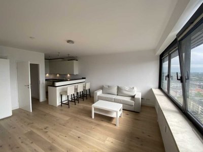 Möblierte Studiowohnung im Mundsburg Tower