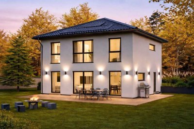 Modernes Einfamilienhaus mit Grundstück und Garten in ruhiger Lage