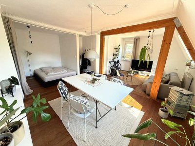 46 m² Altbaucharme in Heslach - Saniert, dreiseitig belichtet, ruhig