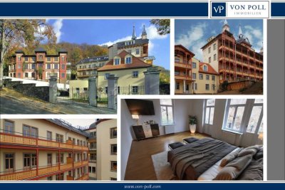 WUNDERSCHÖNE EIGENTUMSWOHNUNG IM DENKMALGESCHÜTZTEN EDUARD BILZ  SANATORIUM