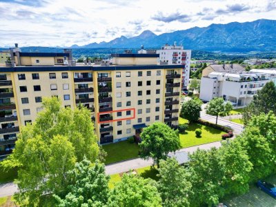 Helle 2,5-Zimmer-Mietwohnung mit Balkon, Lift und Tiefgaragenstellplatz in Villach