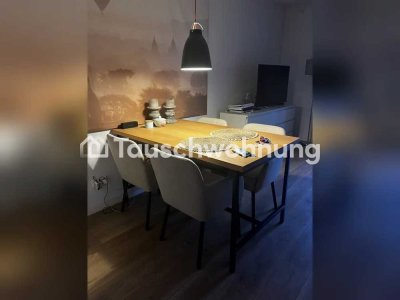 Tauschwohnung: Sürth: Charmante 3-Zimmer-Wohnung mit Balkon und Garten