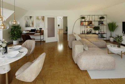 Großzügige 3-Zimmer-Dachterrassenwohnung mit zusätzlicher Loggia in Gersthofen