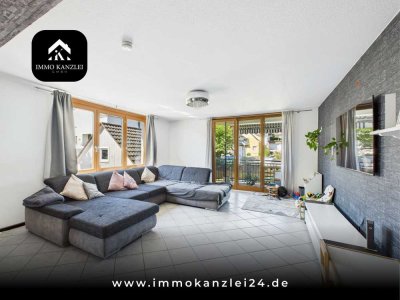 Großzügig wohnen mit Wohlfühlfaktor – moderne 4,5-Zimmer-Wohnung mit drei Balkonen in Oberschopfheim