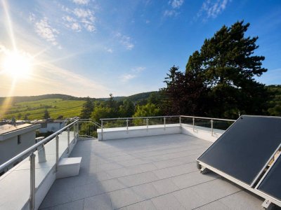 Erstbezug nach Sanierung: modernes Haus mit Garten, Dachterrasse &amp; traumhaftem Weitblick in Sievering