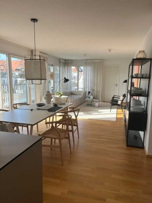 Luxuriöses 4-Zimmer Penthouse mit Dachterrasse und Tiefgarage in Fürth-Südstadt