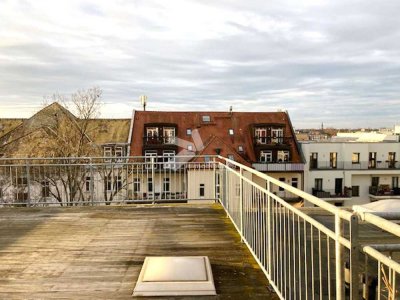 Mitten im Zentrum von Leipzig! Stilvolle 3Raumwohnung mit Terrasse und Balkon!  EBK!