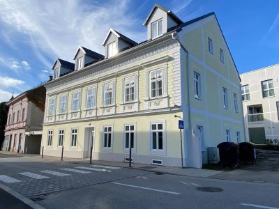 Provisionsfrei! Exklusive 2-Zimmer Wohnung mit XL-Terrasse, Tiefgaragenplatz und Villen Flair zu vermieten in Vorstadt Vöcklabruck