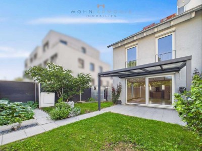 bezugsfreies Reiheneckhaus mit großzügigem Garten und Einzelgarage