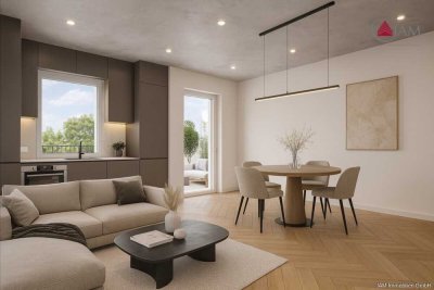 Privatgarten mitten in FFM Sachsenhausen | Neubau 1-Zimmer Kapitalanlage 5 % AfA (degressiv)