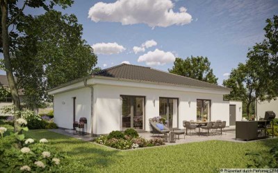 Er ist riesig - dieser kleine Bungalow