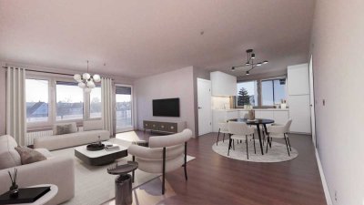 Vollständig Möblierte und Exklusive 4-Zimmer-Wohnung in Göppingen.