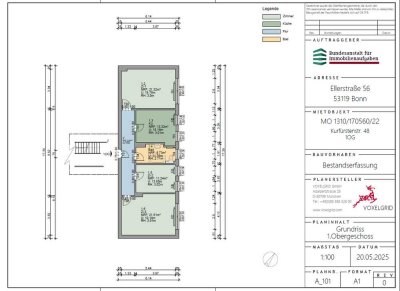Sanierte 3-Zimmer-Wohnung, Kurfürstenstr. 48, Trier, 1. OG