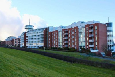 Stilvolles Wohnen mit Meerblick – Wohnung im Helgolandhaus am Südstrand