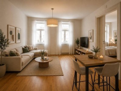 Stilvolle Altbauwohnung in begehrter Lage des 3. Bezirks – Nähe Rudolfstiftung