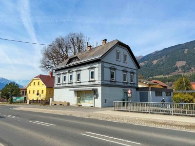 MIETWOHNHAUS MIT ZWEI WOHNUNGEN UND EINEM GESCHÄFTSLOKAL IN LENDORF - NÄHE SPITTAL/DRAU - VOLLVERMIETET!