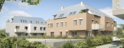 2-Zimmer-Neubauwohnung inkl Komplettküche, Terrassen Außenfläche und Kellerabteil beim Liesingbach / AUMUE 3-09