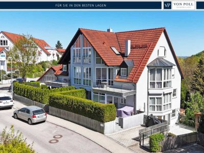 Lichtdurchflutete 3-Zimmer-Wohnung mit schönem Glas-Erker & Balkon am Landshuter Moniberg