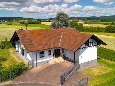 NEUER PREIS! Natur. Freiraum. Landhausgefühl. – Wohnen mit Weitblick in Toplage von Flieden