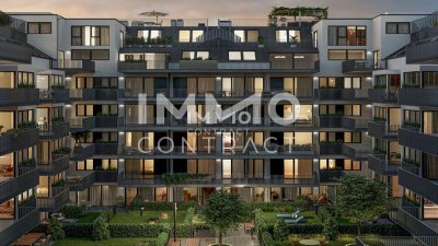 2 Zimmer! ERSTBEZUG NEUBAU! Smarter Grundriss! Westbalkon Richtung Park!