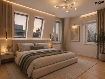 Dachgeschosswohnung mit Balkon &amp; Terrasse