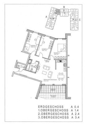 Hochwertig ausgestattete 4 Zimmer Wohnung mit Parkettboden in bester Lage von Münster