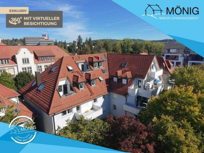 Freie Ein-Zimmer-Wohnung mit Balkon und Tiefgaragenplatz zentral gelegen in Sindelfingen