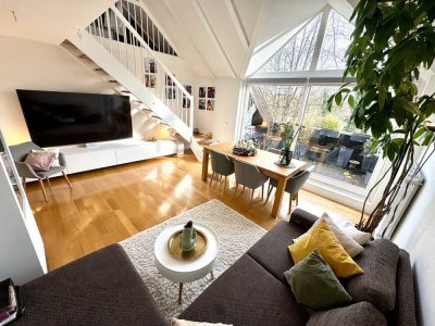 Traumhafte Dachgeschosswohnung mit Galerie und Luxus Küche