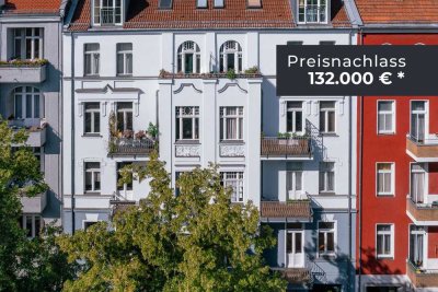 Preisnachlass sichern auf großzügige, 144 m² große 4-Zimmerwohnung mit Balkon, Wannenbad & Gäste-WC