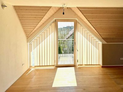 4-Zimmer-Wohnung mit 50 m² Terrasse + Büro im Dachgeschoss