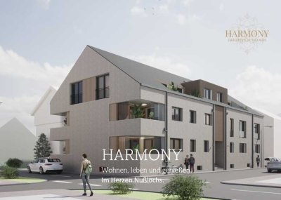 HARMONY: Wohnungen und Penthouses. Wohnen, leben und genießen im Herzen Nußlochs.''Abriss läuft''
