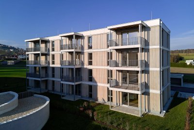 NEUBAU - 3-Zimmer-Wohnung mit Küche, Balkon und Tiefgaragenparkplatz - geförderte Miete - 3 Zimmer