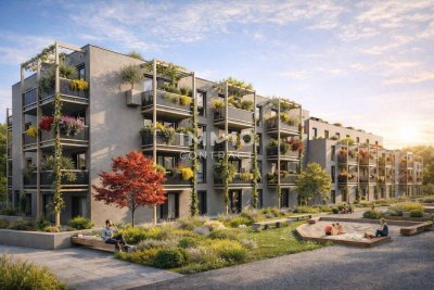Provisionsfrei im Florea! Große 4-Zimmer Wohnung mit Terrasse – viel Platz im Grünen
