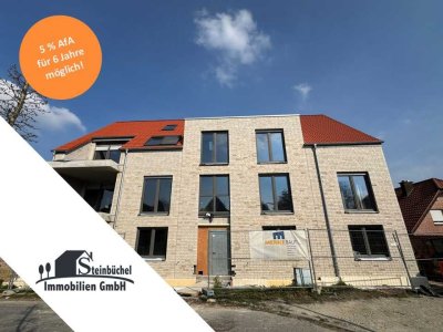 Neubau! Stilvolle, energieeffiziente 3-Zimmer-Wohnung mit Terrasse in zentraler Umgebung!