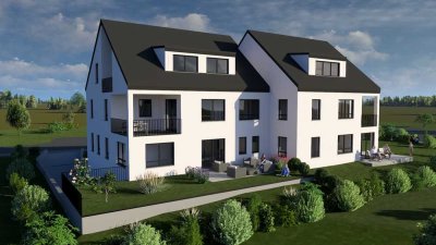 3-Zimmer EG-Wohnung Nr. 3 mit Terrasse und Garten