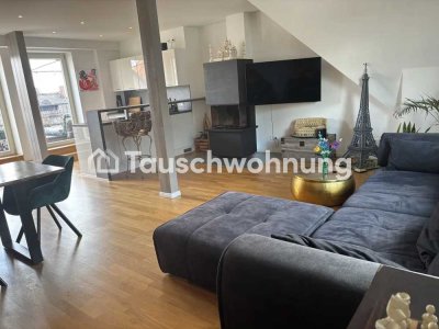 Tauschwohnung: 4-Zimmer DG-Wohnung mit großem Balkon am Lindenauer Markt