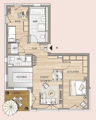 Exklusive, neuwertige 3-Zimmer-Wohnung mit gehobener Innenausstattung mit EBK in Sulzbach (Taunus)