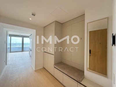 Teilmöbliertes top ausgestattetes Apartment (Erstbezug) mit Donau- und Cityblick - DANUBEFLATS