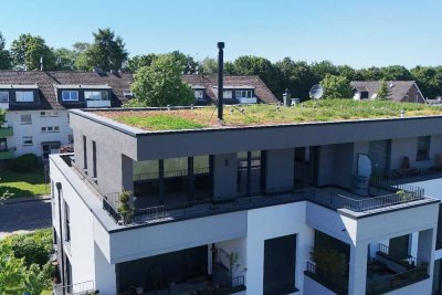 JA, zur exklusiven Penthousewohnung mit Dachterrasse und 2 Stellplätzen in Solingen-Gräfrath
