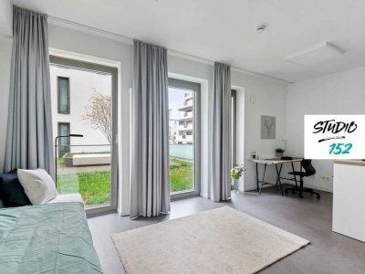 STUDENTS ONLY: Studio 152 - vollmöbliertes 1-Zimmer-Apartment mit EBK, ALL-IN-MIETE, UVM. im Wies...