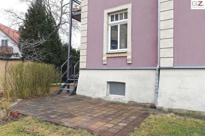 Etagenwohnung mit zwei Balkonen -Gartenterrasse mit großem Gartenanteil
