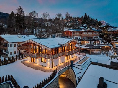 Neubau-Chalet mit Indoorpool in Skipistennähe