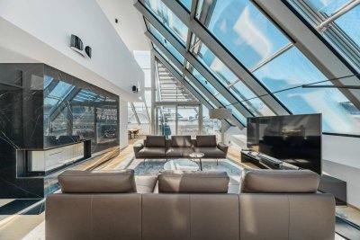 Penthouse zwischen Rathaus und Parlament